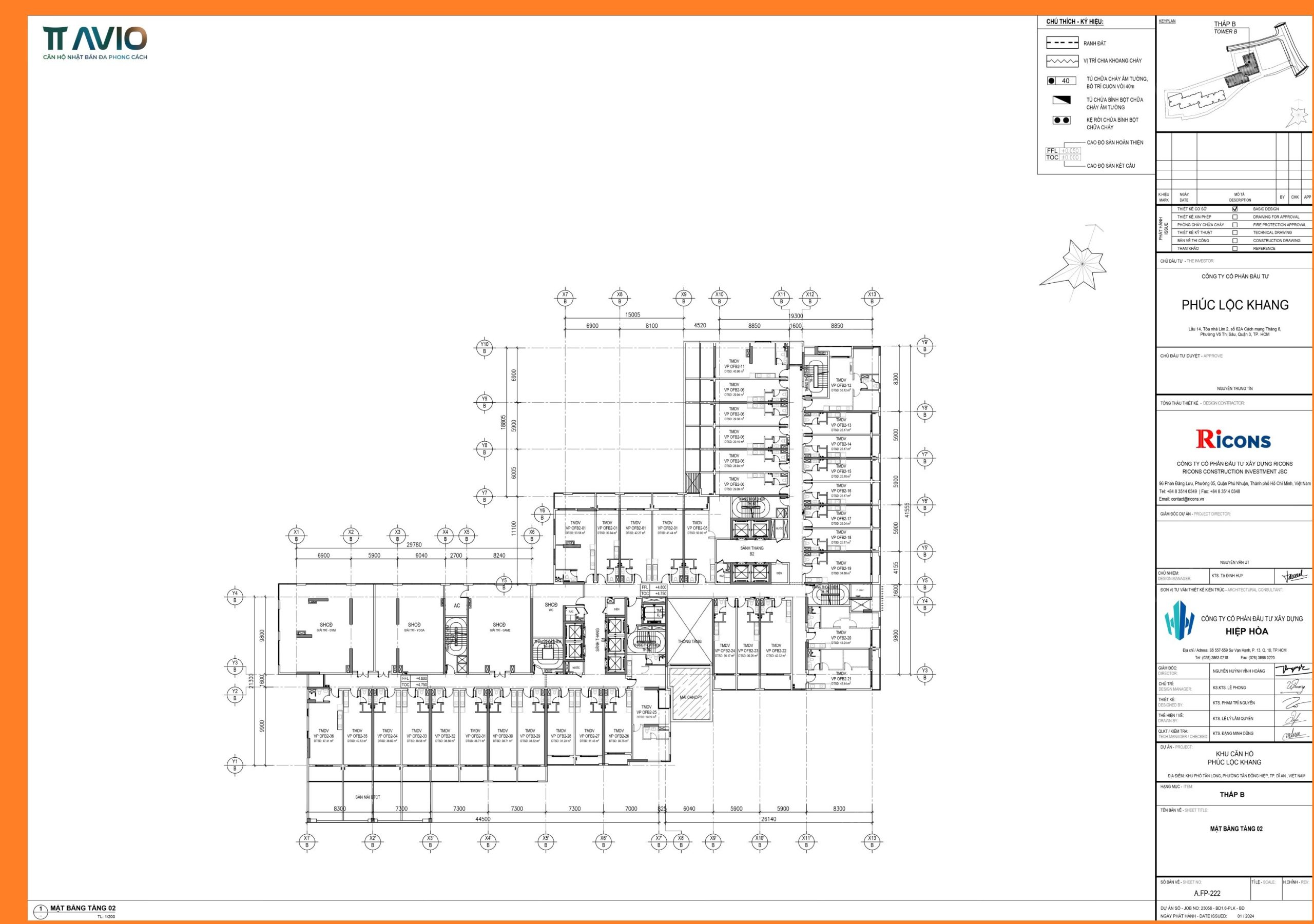 MẶt BẰng TẦng 2b DỰ Án Tt Vio Hồ Chí Minh
