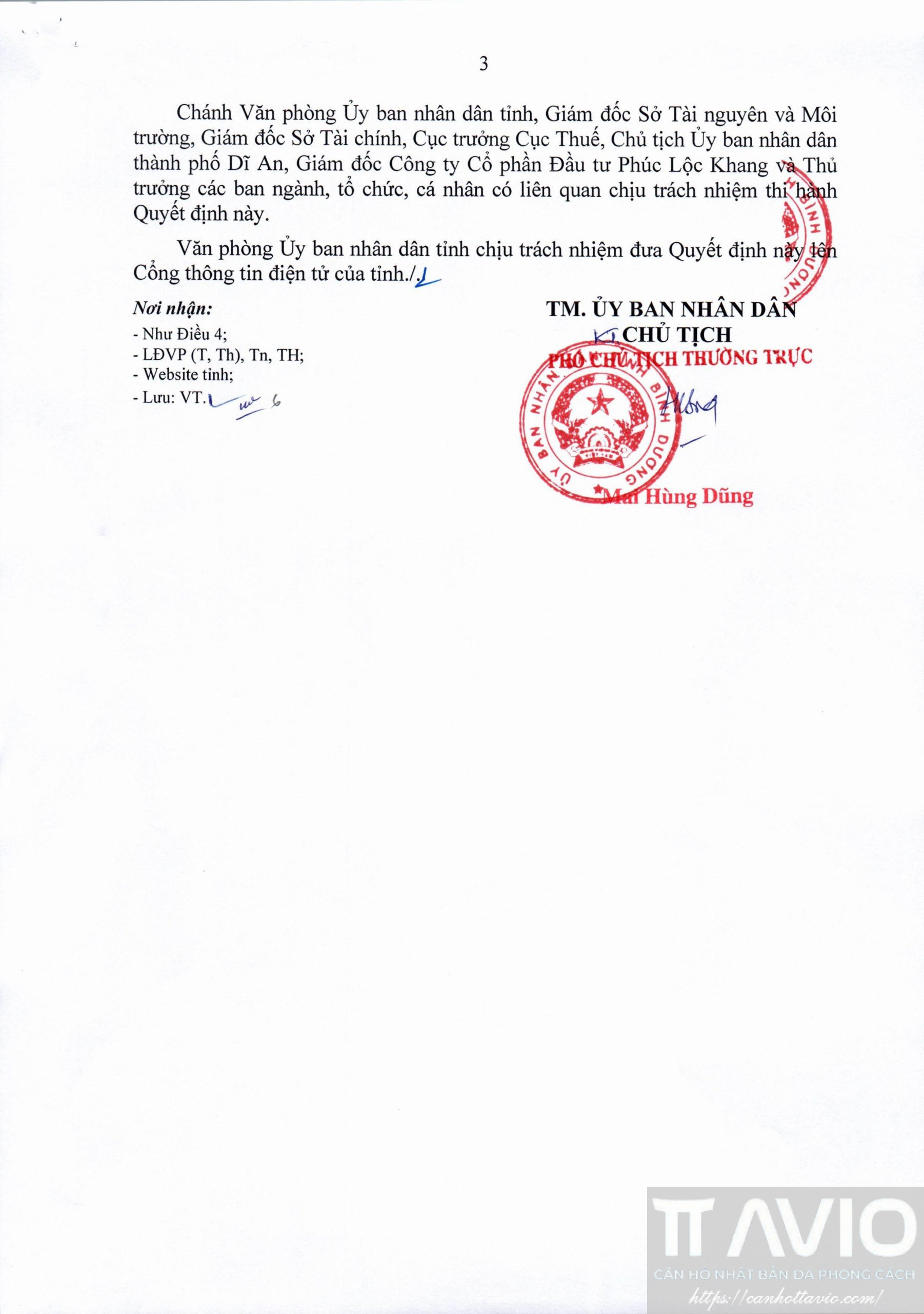Quyết định 1334 – Cho Phép Chuyển Mục đích Sử Dụng đất để Thực Hiện Dự án Tt Avio HCM Trang 03