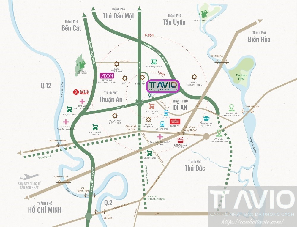 VỊ TrÍ CĂn HỘ TTAvio