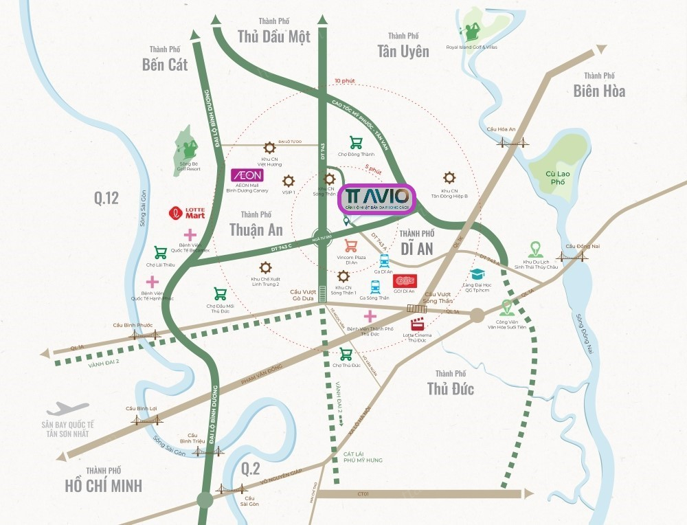 VỊ TrÍ CĂn HỘ TTAvio