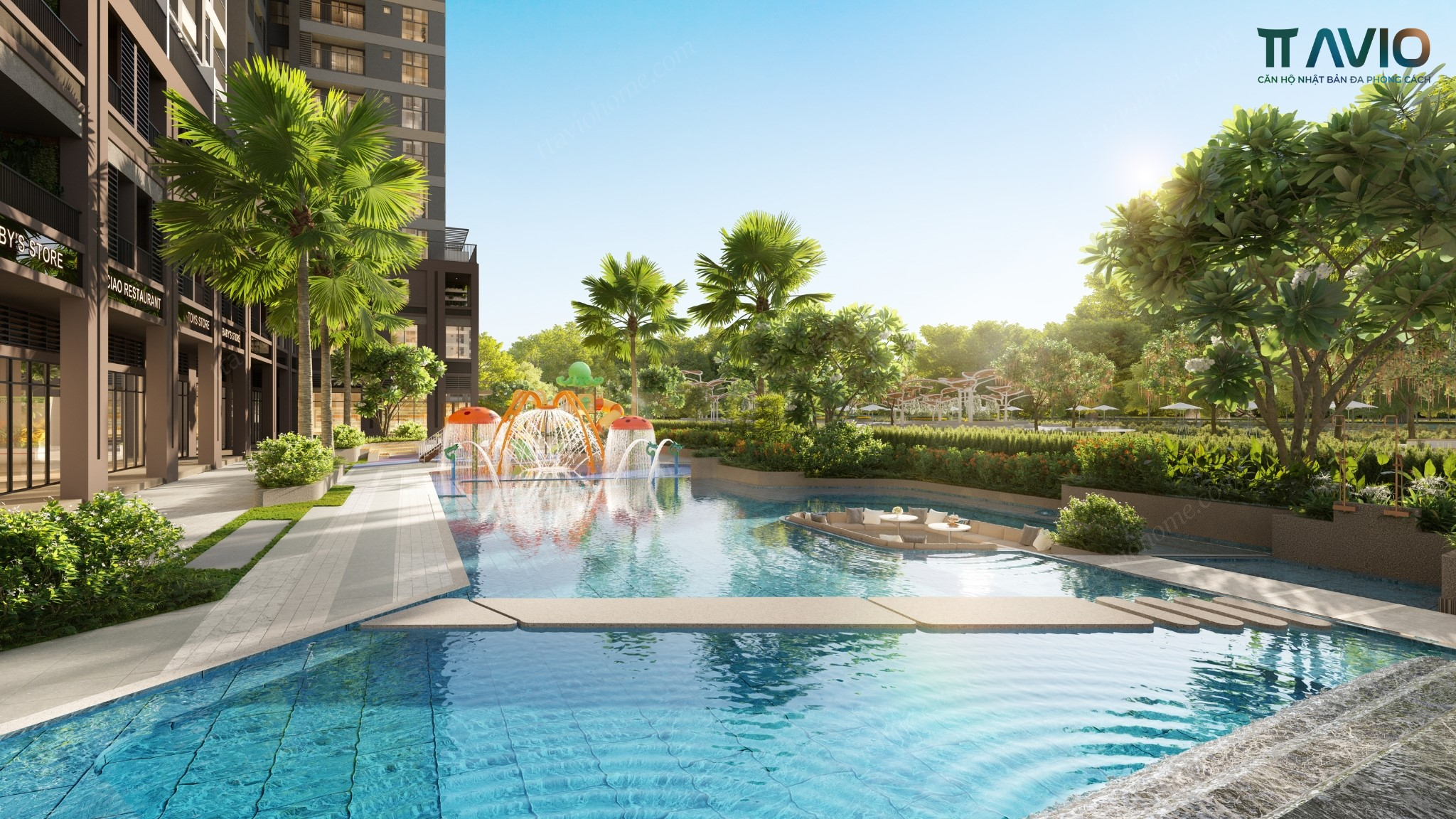 HỒ BƠi SẮc MÀu TtAvio