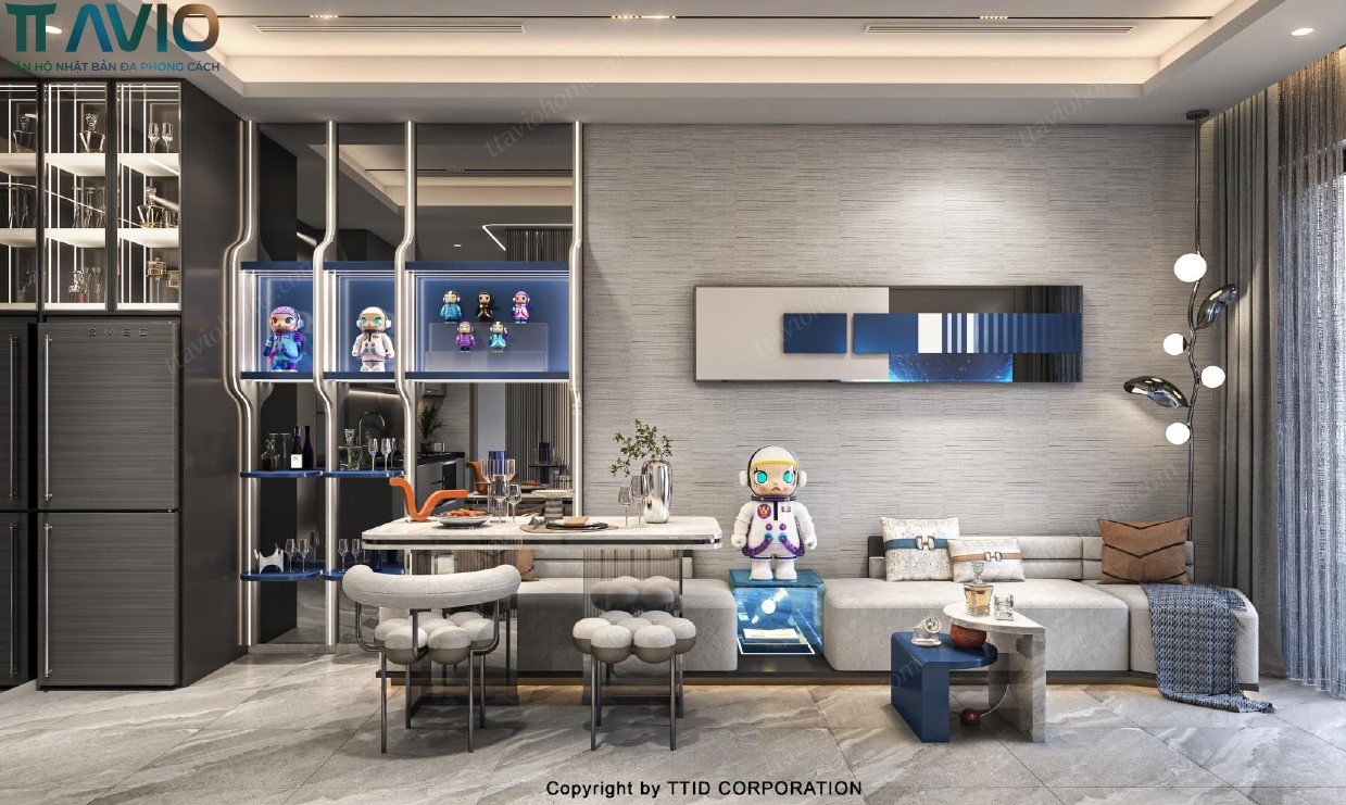 Thiết Kế Morden Căn 2pn Tt Avio hiện đại
