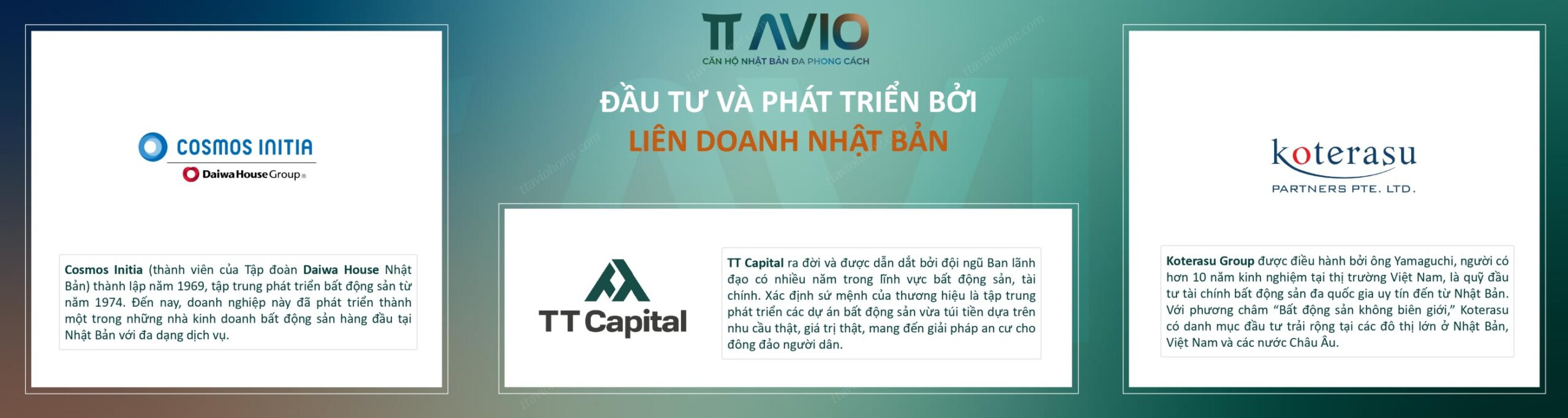 TT Avio ĐẦu TƯ - PhÁt TriỂn cùng LiÊn Doanh NhẬt BẢn